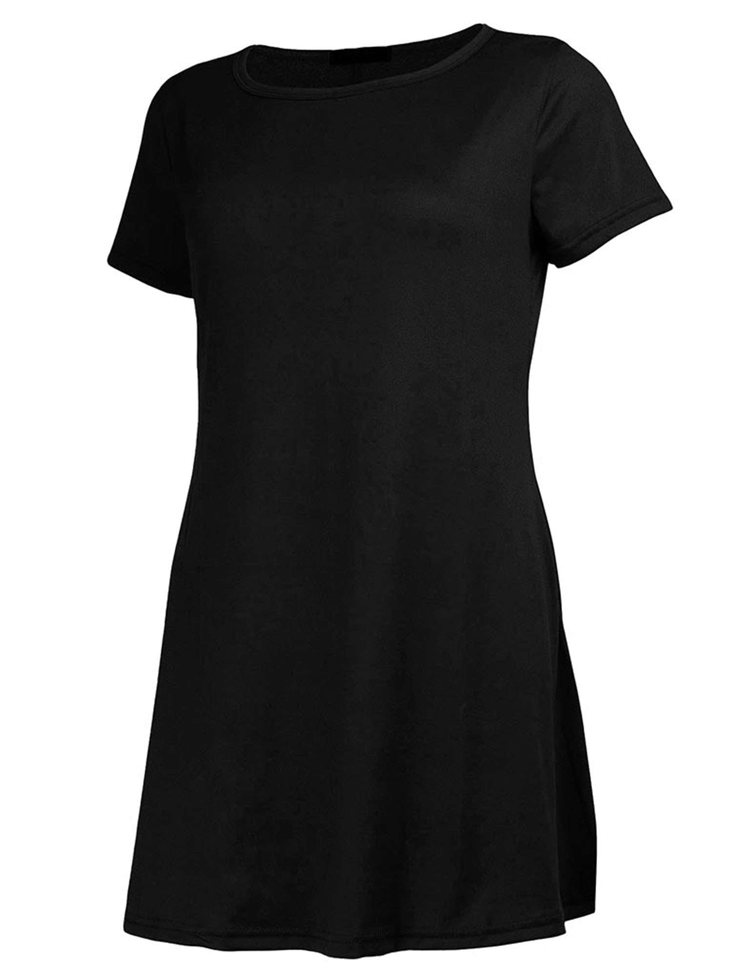 plain black dress